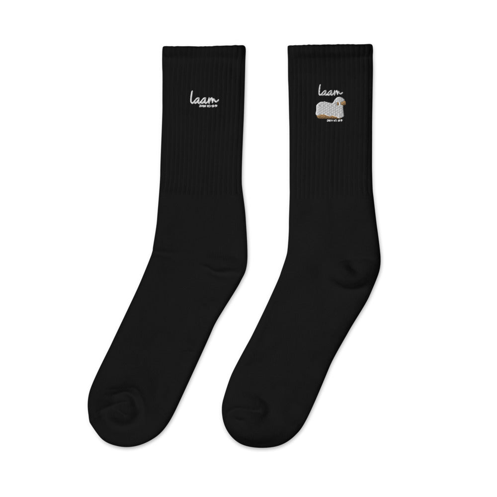 Laam Embroidered socks