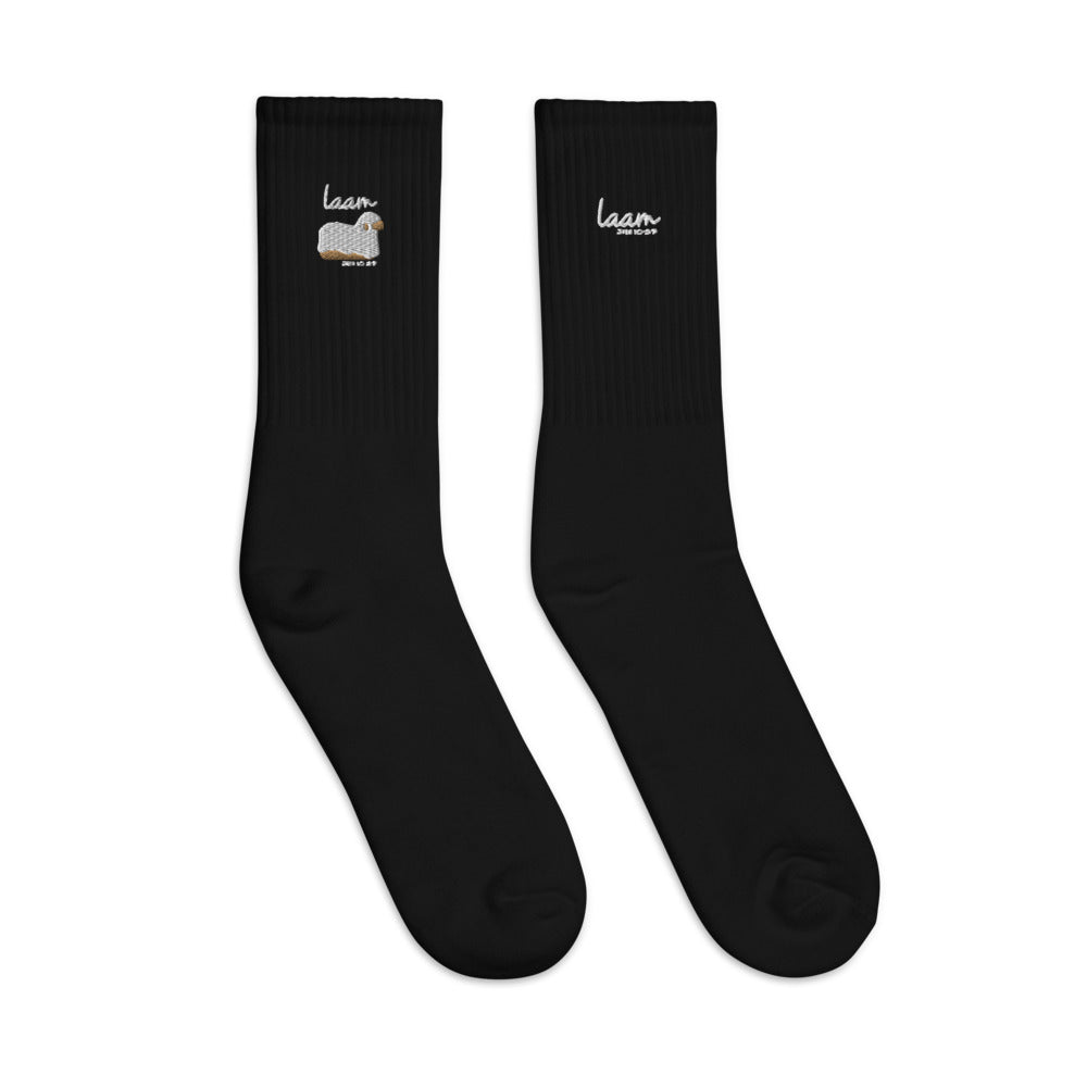 Laam Embroidered socks