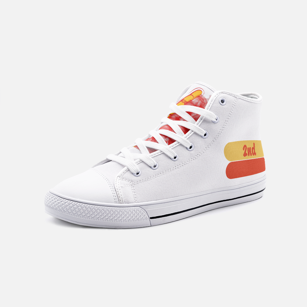 2nd Life Unisex High Top Canvas Shoes