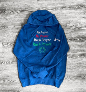 Prayer Power Hoodie Royal Blue Unisex