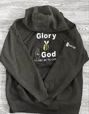 Glory B 2 God Gray Hoodie