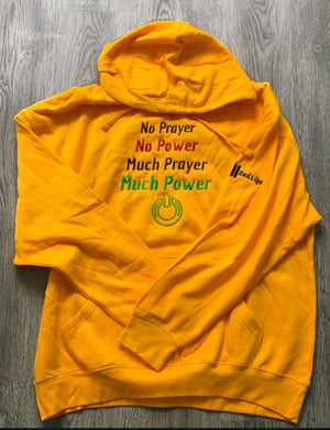 Prayer Power Mustard Unisex Hoodie