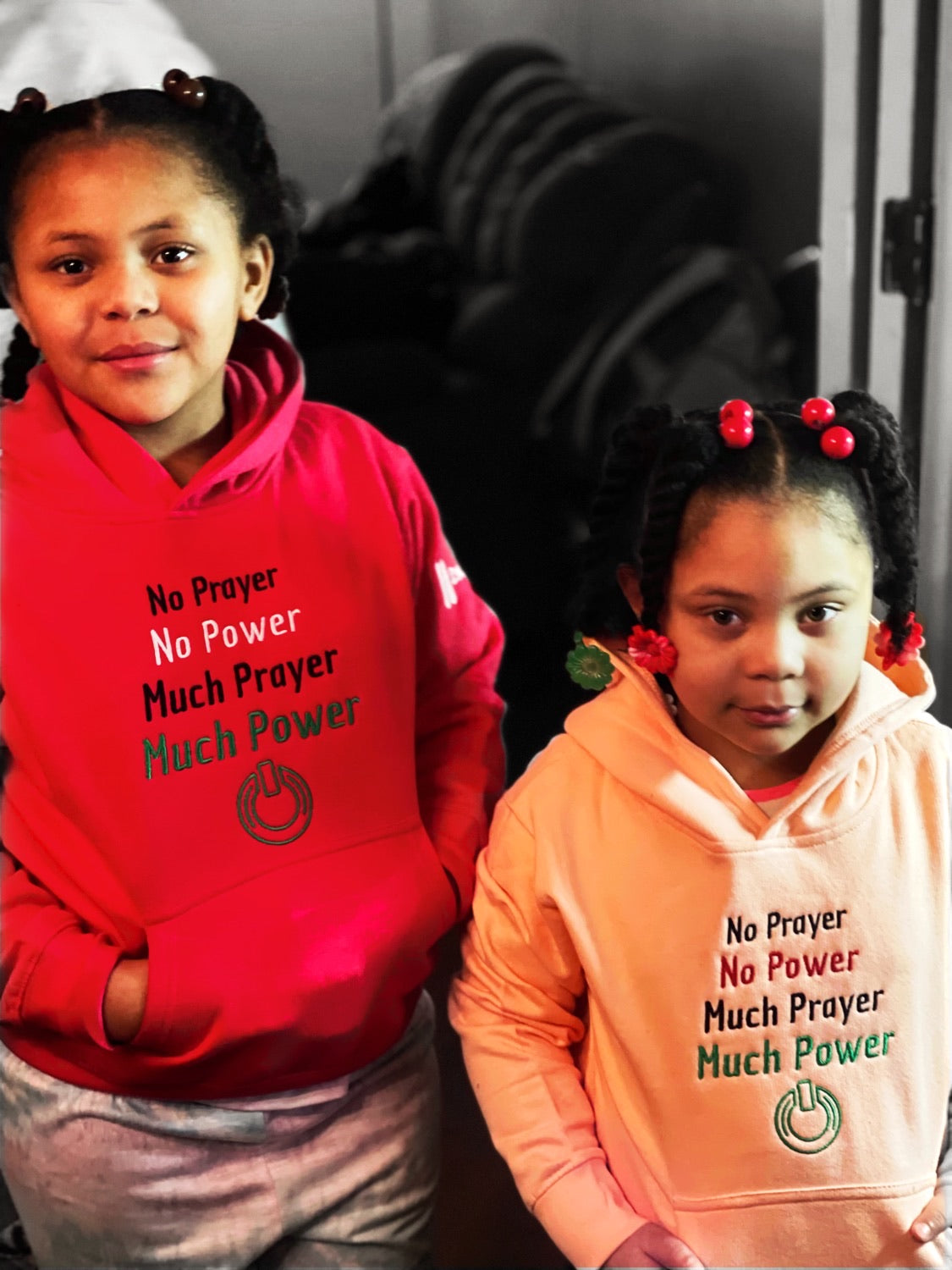 Youth Prayer Power Pink Hoodie
