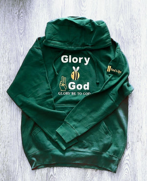 Glory B 2 God Forest Green and Gold