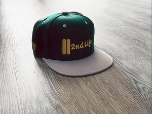 2nd Life Forest Green Gray/Gold SnapBack