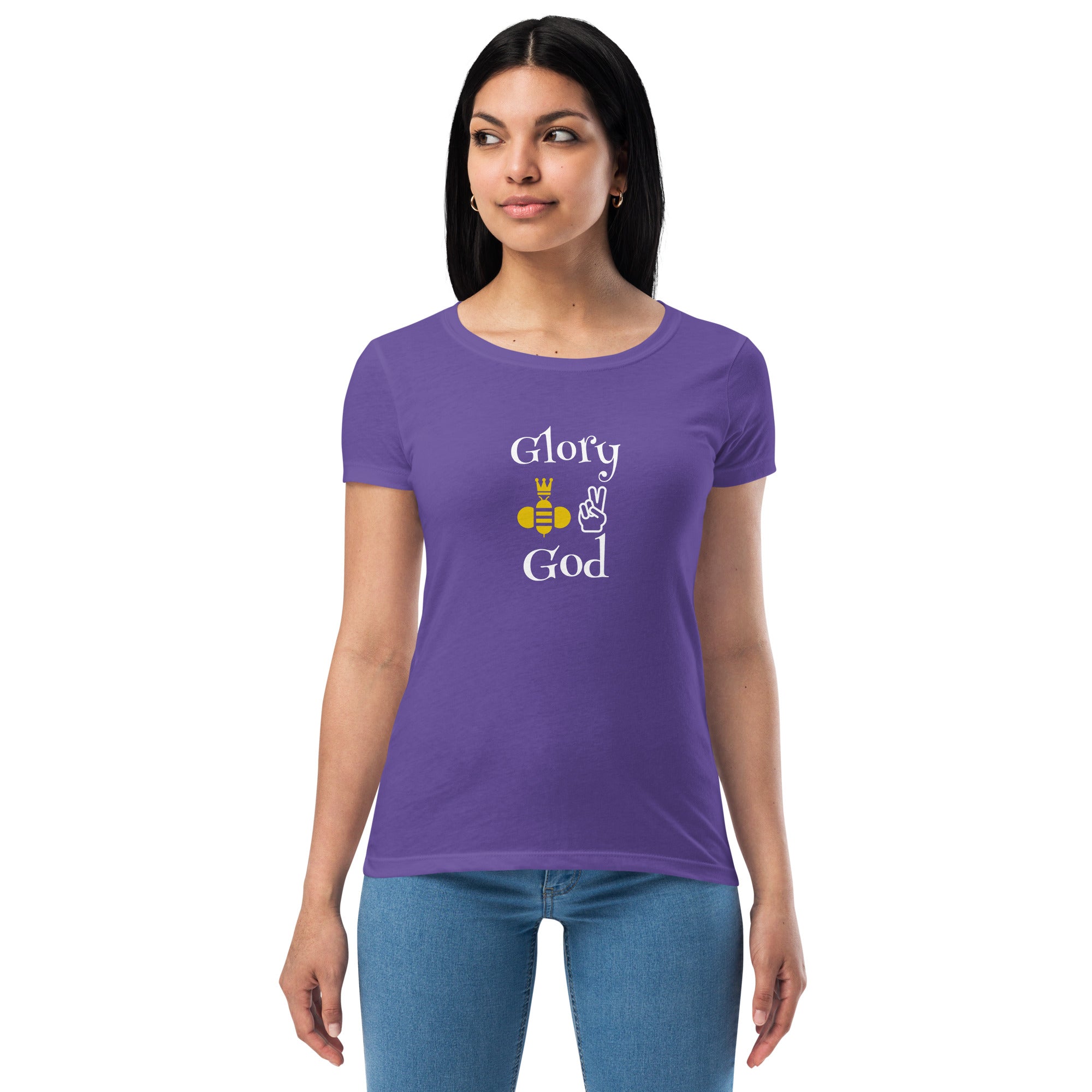 Glory B 2 God Women’s fitted t-shirt